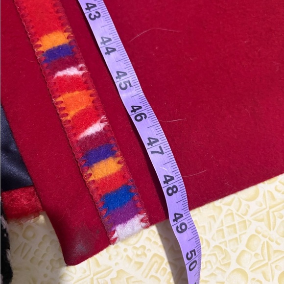 Vintage Coloratura Colorful Patchwork Long Coat - Picture 11 of 12